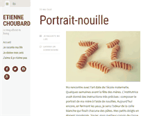 Tablet Screenshot of etienne-choubard.net